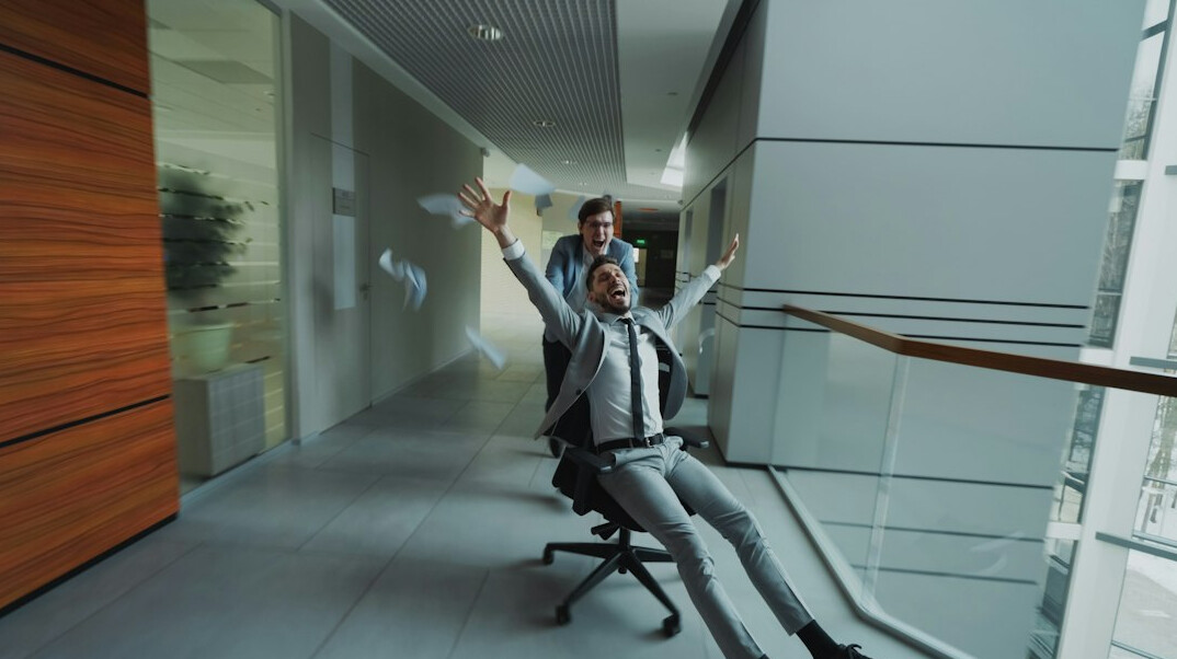 futuristic business leader