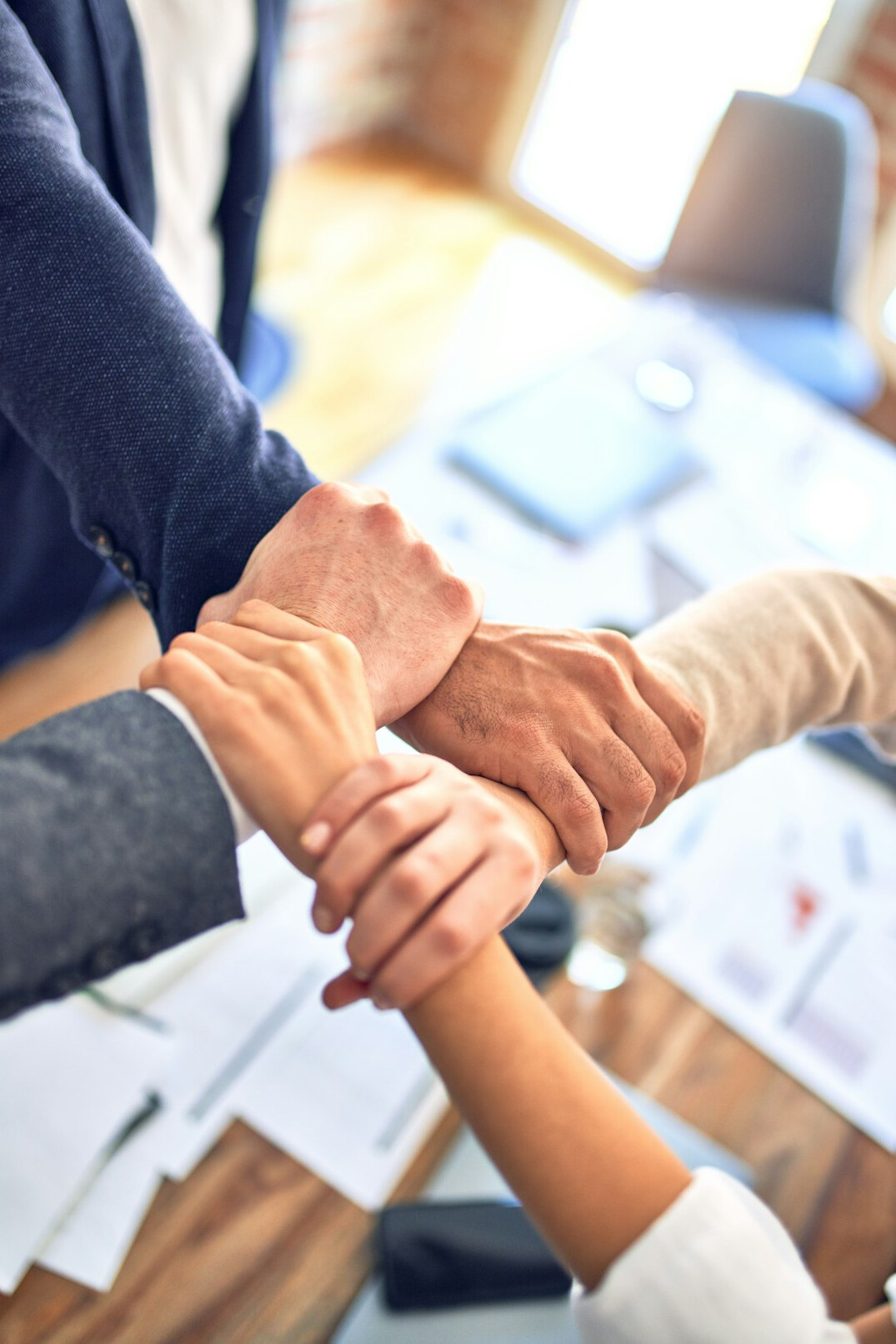 business leader coaching team